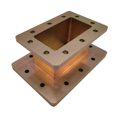 Good price Copper Alloy Precision CNC Machined Parts Electrolytic Polishing For Vacuum Equipment online